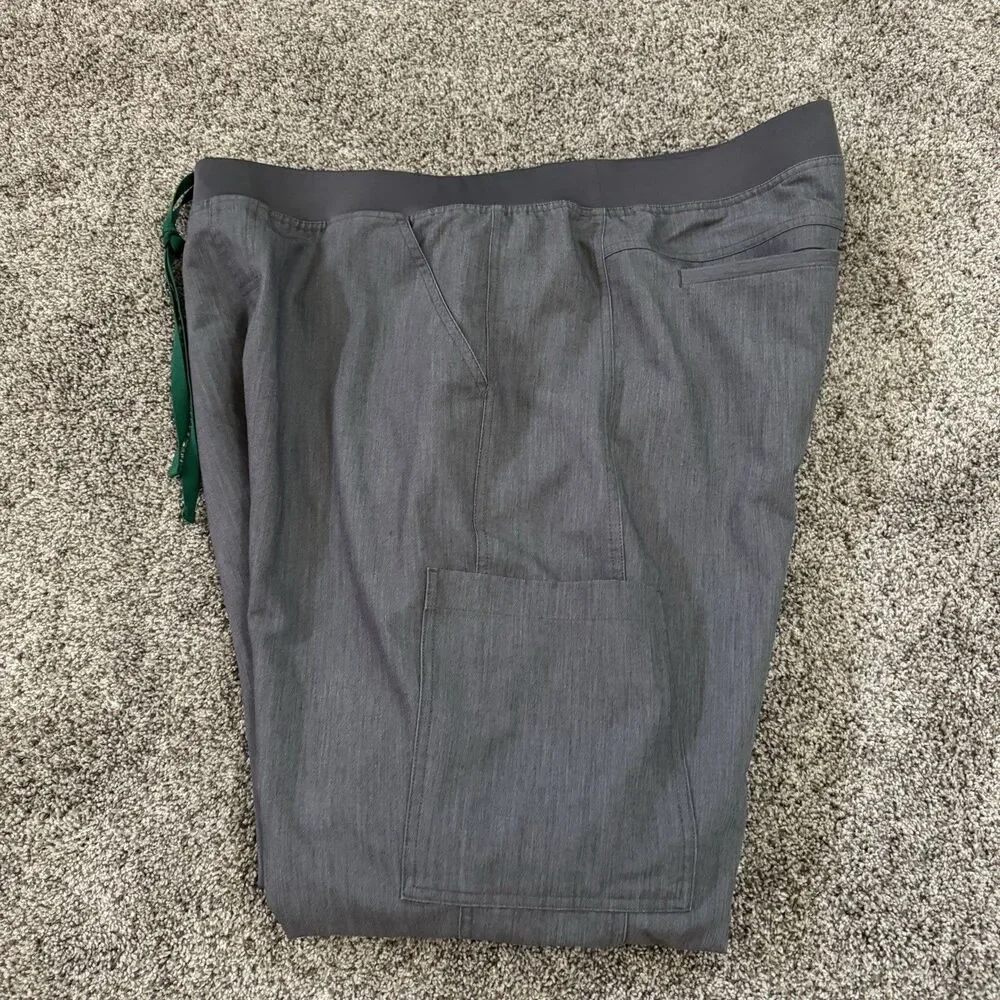 FIGS Axim Cargo Scrub Pants T2001 Graphite Gray Men’s Size 3XL